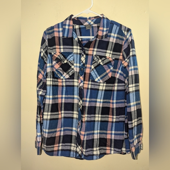 Eddie Bauer Tops - Eddie Bauer Size Large Flannel Shirt